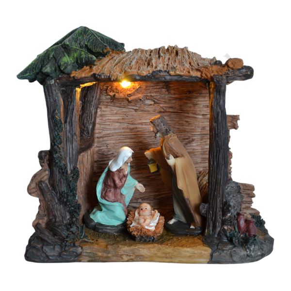 SZOPKA BOŻONARODZENIOWA - wys. 16.5 cm - 90610