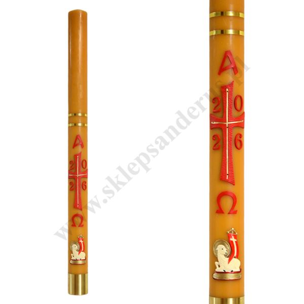 PASCHAŁ PARAFINOWO-WOSKOWY - wys. 100 cm - 66492