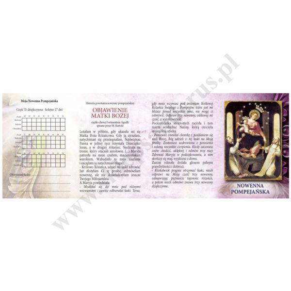 NOWENNA POMPEJAŃSKA - folder - 81596 NOWENNA POMPEJAŃSKA - folder - 81596