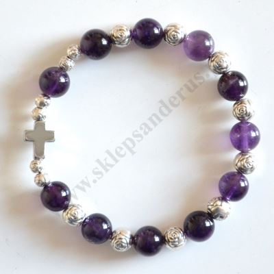 BRANSOLETKA AMETYST - 5741