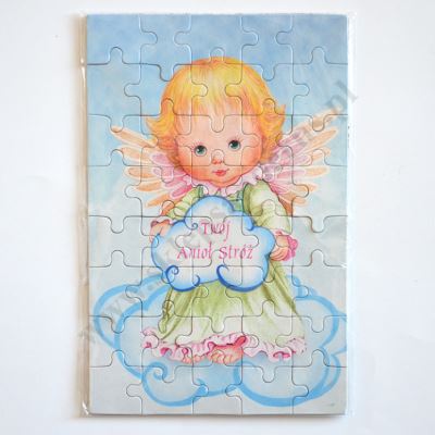 ANIOŁ STRÓŻ - PUZZLE 13 x 20 cm - 40 ELEMENTÓW - 79471