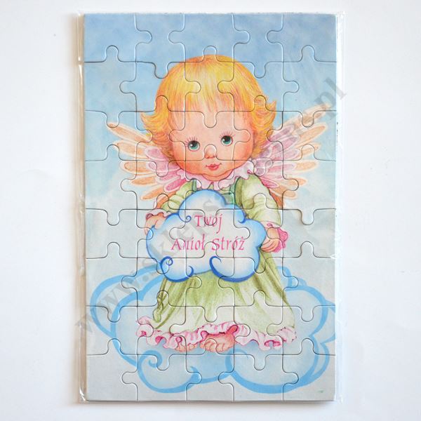 ANIOŁ STRÓŻ - PUZZLE 13 x 20 cm - 40 ELEMENTÓW - 79471