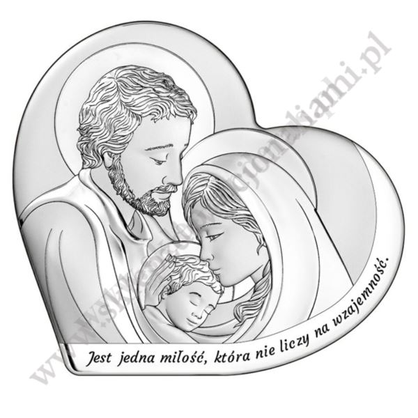 ŚWIĘTA RODZINA - OBRAZEK SREBRNY - 6811S/3 ŚWIĘTA RODZINA - OBRAZEK SREBRNY - 6811S/3