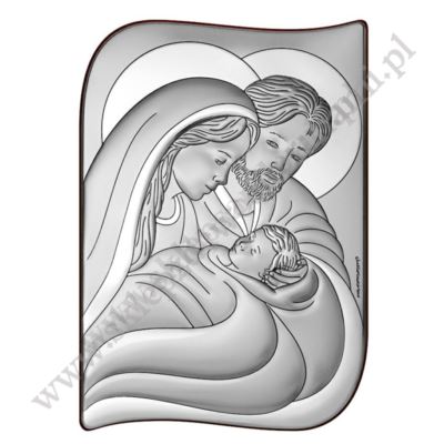 ŚWIĘTA RODZINA - OBRAZEK SREBRNY - 6776/2X