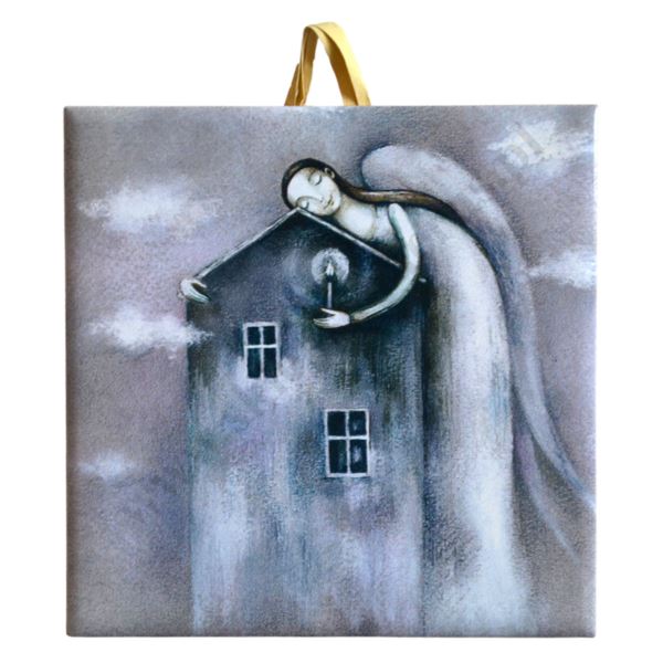 ANIOŁ - obrazek na ceramice 10 x 10 cm - 57170 ANIOŁ - obrazek na ceramice 10 x 10 cm - 57170