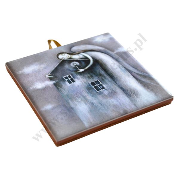 ANIOŁ - obrazek na ceramice 10 x 10 cm - 57170 ANIOŁ - obrazek na ceramice 10 x 10 cm - 57170