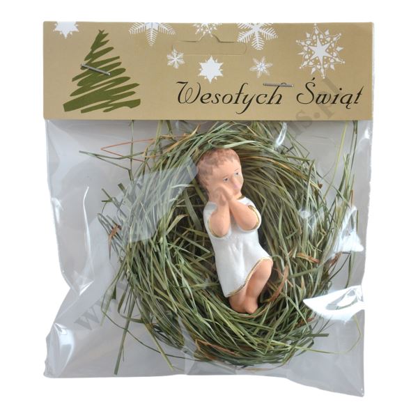 DZIECIĄTKO NA SIANKU - wys. 7 cm - 50973