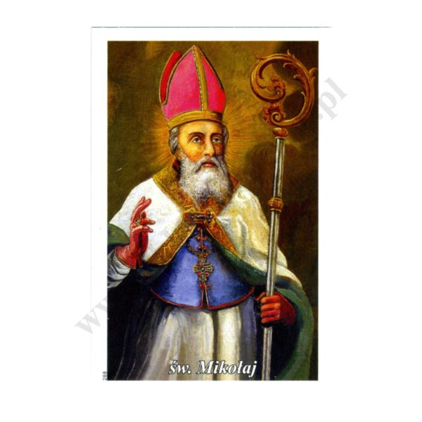 ŚWIĘTY MIKOŁAJ - obrazek 6.5 x 10 cm - paczka 100 szt. - 88097