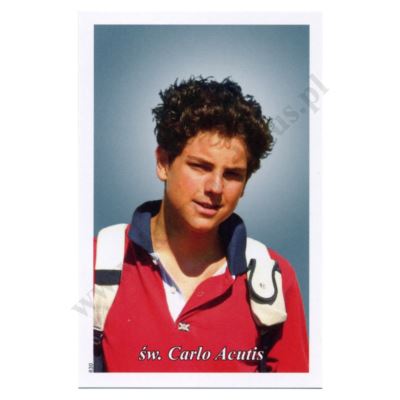 ŚW. CARLO ACUTIS - obrazek 6.5 x 10 cm - paczka 100 szt. - 50058