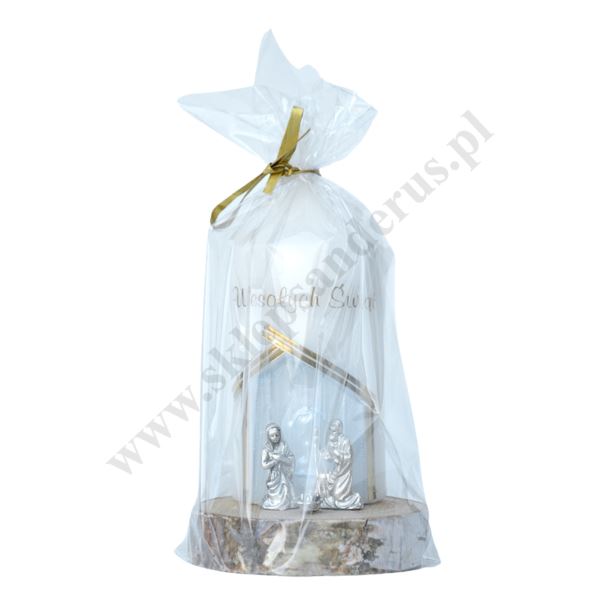 ŚWIECA NA BOŻE NARODZENIE - wys.12 cm - 87215
