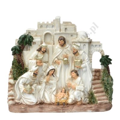 SZOPKA BOŻONARODZENIOWA - wys. 30 cm - 75973