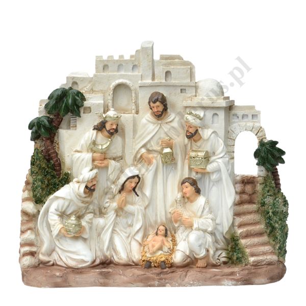 SZOPKA BOŻONARODZENIOWA - wys. 30 cm - 75973