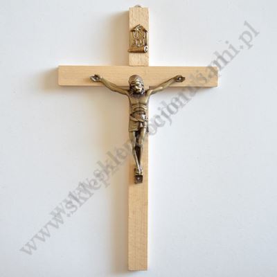 KRZYŻ DREWNIANY - wys. 27.5 cm - 82024