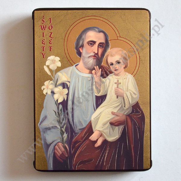 ŚWIĘTY JÓZEF - ikona 11.9 x 16.8 cm - 9832