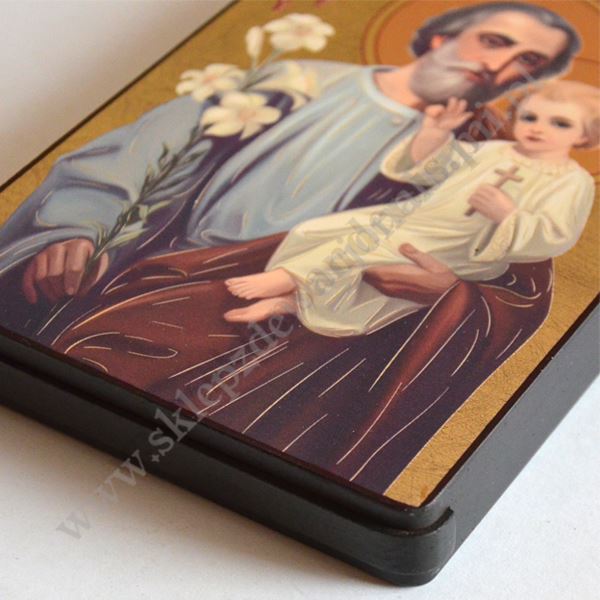 ŚWIĘTY JÓZEF - ikona 11.9 x 16.8 cm - 9832