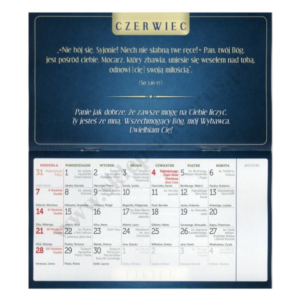 KATOLICKI DOM - KALENDARZ 2026