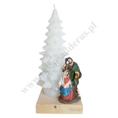 ŚWIECA NA BOŻE NARODZENIE - wys. 30 cm - 78759