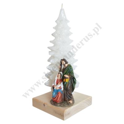 ŚWIECA NA BOŻE NARODZENIE - wys. 30 cm - 78759