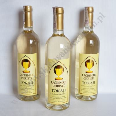 LACRIMAE CHRISTI - wino mszalne, białe półsłodkie