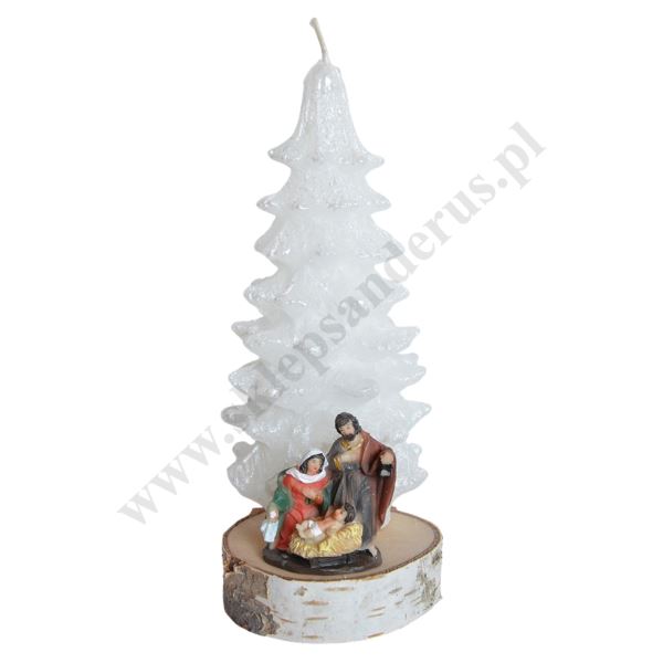 ŚWIECA NA BOŻE NARODZENIE - wys. 24 cm - 83053