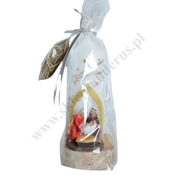 ŚWIECA NA BOŻE NARODZENIE - wys. 18 cm - 78765