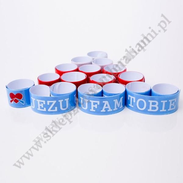 BRANSOLETKA ODBLASKOWA - mix wzorów - 70895