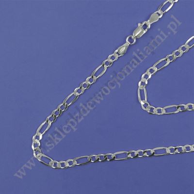 ŁANCUSZEK - długość 50 cm, szerokość 3.7 mm - 0044