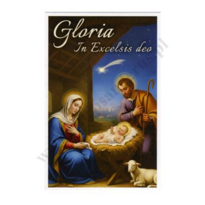 OBRAZEK KOLĘDOWY - format 6.5 x 10 cm - PACZKA 100 szt. - 90495