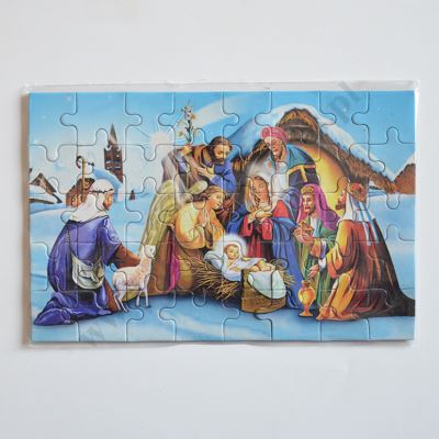 SZOPKA BOŻONARODZENIOWA - PUZZLE 20 x 13 cm - 40 ELEMENTÓW - 71475