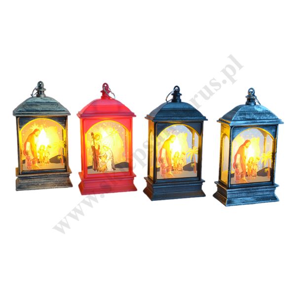 LAMPION RORATNI - wys. 13.5 cm - mix kolorów - 10231