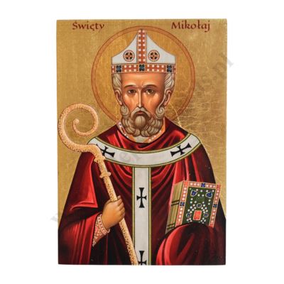 ŚW. MIKOŁAJ - ikona 10 x 14.5 cm - 89147
