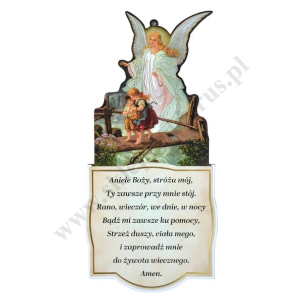 ANIOŁEK Z MODLITWĄ - format  11.5 x 24.5 cm - 78390