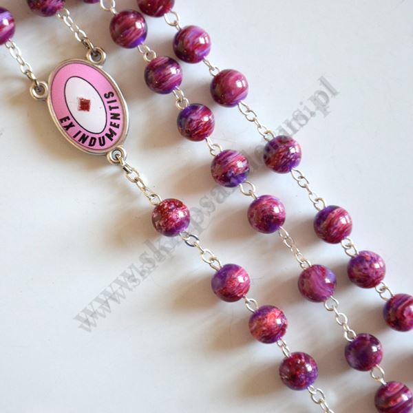 RÓŻANIEC Z RELIKWIAMI ŚW.RITY W WORECZKU - 89316