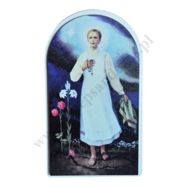 BŁOGOSŁAWIONA KAROLINA - obrazek 7.6 x 13.5 cm - mix wzorów - 65686