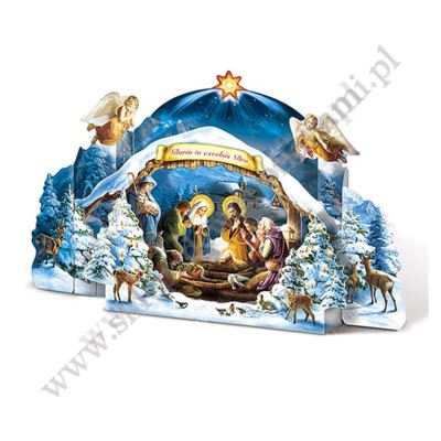 SZOPKA KARTONOWA DO SKŁADANIA - wys. 19 cm - 2991