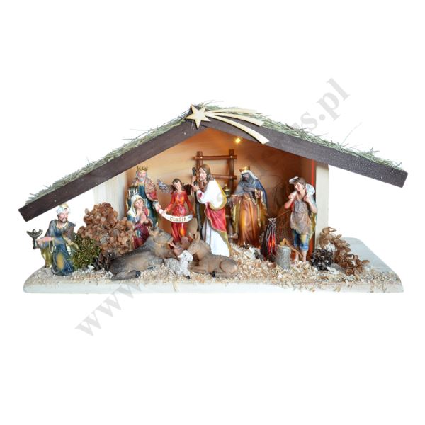 SZOPKA BOŻONARODZENIOWA - wys. 26 cm - 80427