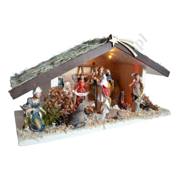 SZOPKA BOŻONARODZENIOWA - wys. 26 cm - 80427