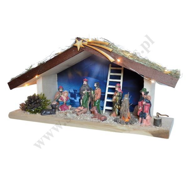 SZOPKA BOŻONARODZENIOWA - wys. 23 cm - 80548