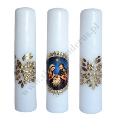 ŚWIECE BOŻE NARODZENIE - wys. 30 cm - komplet - 64991