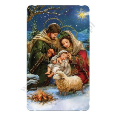 OBRAZEK KOLĘDOWY BROKAT - PACZKA 100 szt. - 51151