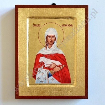 ŚWIĘTA AGNIESZKA - ikona 14 x 18 cm - 86504