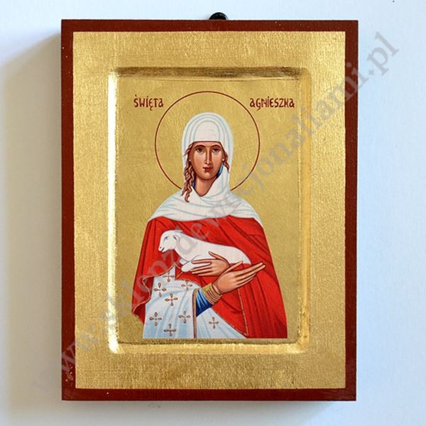 ŚWIĘTA AGNIESZKA - ikona 14 x 18 cm - 86504
