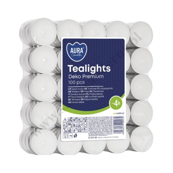 PODGRZEWACZ Tealight 4h - paczka 100 szt. - 7417