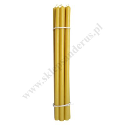 ŚWIECE CERKIEWNE WOSKOWE - wys. 45 cm - 8 szt. - 1 kg - N5W