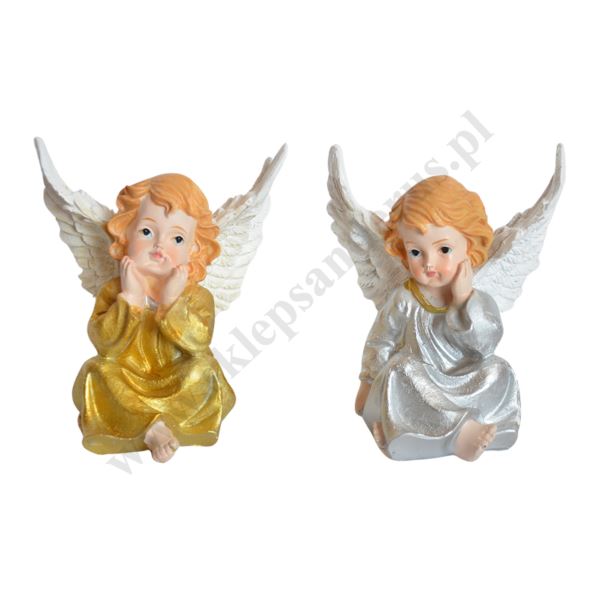 ANIOŁEK - wys. 11.5 cm - mix wzorów - 51517