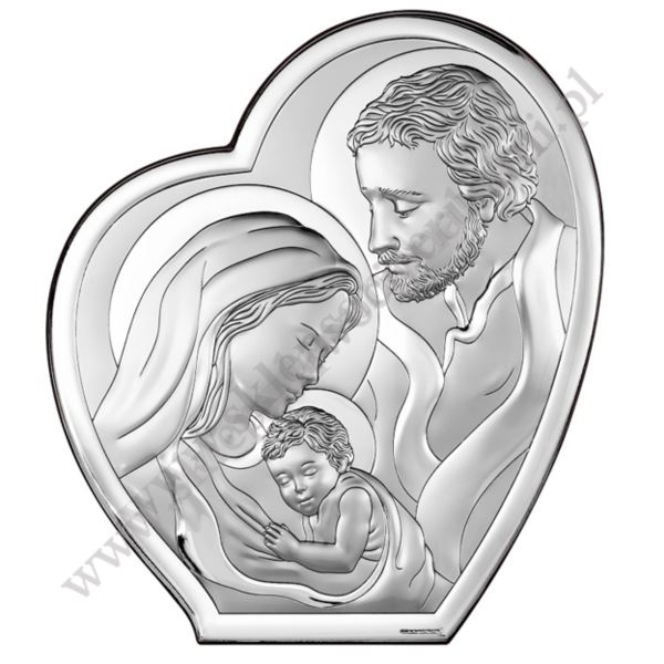 ŚWIĘTA RODZINA - OBRAZEK SREBRNY - 6652/5