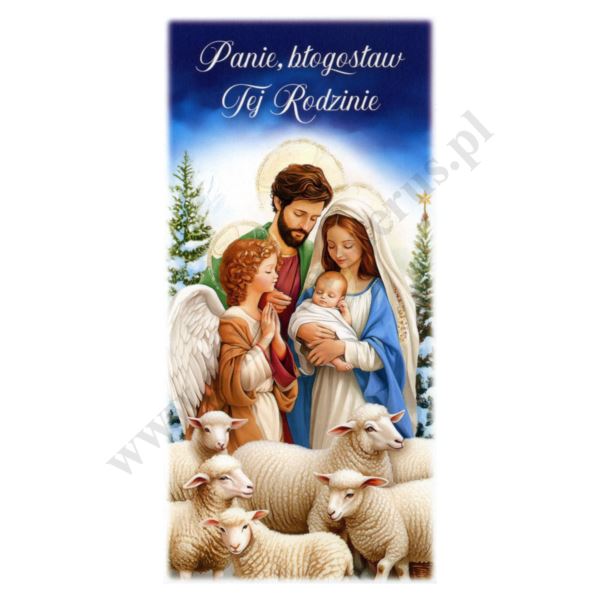 OBRAZEK KOLĘDOWY - format 8 x 16.7 cm - PACZKA 100 szt. - 78950
