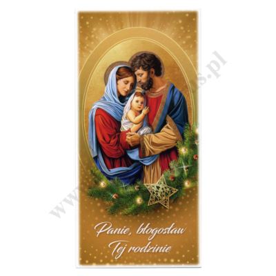 OBRAZEK KOLĘDOWY - format 8 x 16.7 cm - PACZKA 100 szt. - 78954