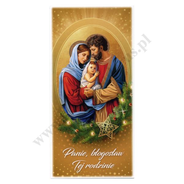 OBRAZEK KOLĘDOWY - format 8 x 16.7 cm - PACZKA 100 szt. - 78954