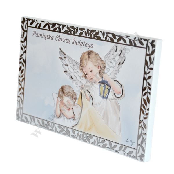 ANIOŁ STRÓŻ - obrazek  17 x 11 cm - ES0592767SP